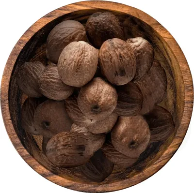 Produktbild von Muskatnuss, 3 Stück, ganz, intensives Aroma zum Kochen und Backen, 17g