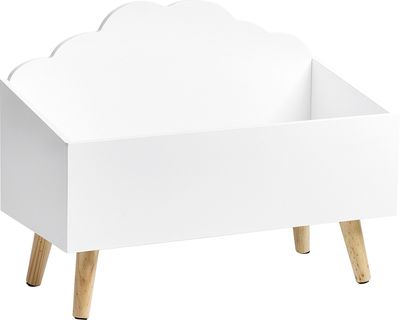 ZELLER PRESENT Kinder-Aufbewahrungstruhe Wolke MDF 58x28x45cm weiß