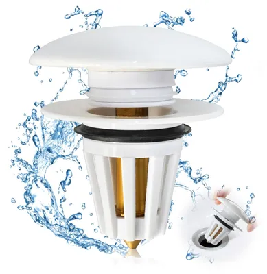 Produktbild von Set mit 2 Universal-Ablaufstöpseln für Waschbecken