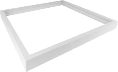 Immagine prodotto di Telaio di montaggio in alluminio bianco per pannello LED | montaggio semplice Telaio di montaggio a soffitto | 60 x 60 cm