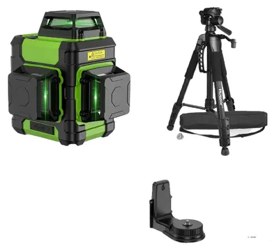 Produktbild von Laser-Nivelliergerät, 12 Linien, Dual-Modi , HM03CG-SET-3