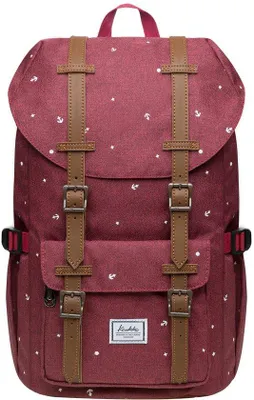 Immagine prodotto di Borsa da viaggio e da campeggio, pratica tasca esterna per studenti, color marrone rossiccio, 13 pollici, design unico ed elegante
