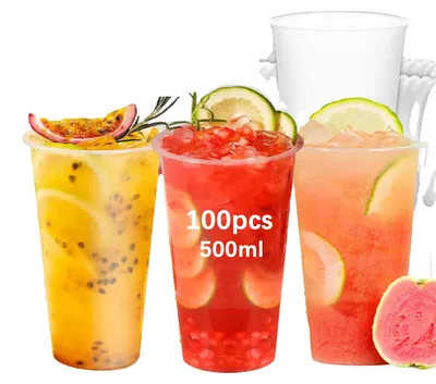 Immagine prodotto di Bicchieri da festa, riutilizzabili, ecologici, 100 pezzi, 401-500 ml