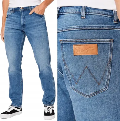 Produktbild von Wrangler GREENSBORO Neuer Favorit EINFACHE BLAUE JEANS W30 L34