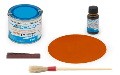 Produktbild von Schlauchboot Reparaturset Adeco 2-K-Kleber für Neopren-Hypalon mit Zubehör
