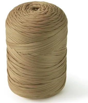 Obrázok produktu pre Priadza na pletenie a háčkovanie trička, tmavohnedá, 400 g