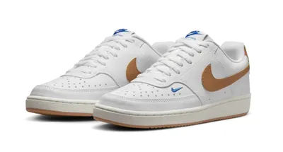 Produktbild von Nike Sneaker 'Court Vision Lo NN' White/Flax-Game Royal-Sail, Damen:38.5 EU