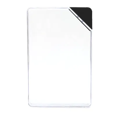 Produktbild von Tragbare, stilvolle, flache BPA-freie Trinkflasche/Wasserflasche, Die flache Wasserflasche, die so konzipiert ist, dass sie in Ihre Tasche passt(Schwarz, A4)