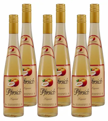 Produktbild von Dworzak´s Pfirsich Liqueur (6 x 0,5L)
