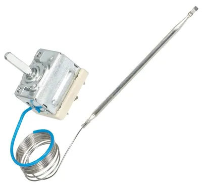 Backofenthermostat 310 °C, 00499005, Edelstahl, weiß