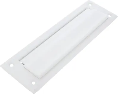 Produktbild von Stahlbriefkasten für Innen und Außen - 254 x 73 cm - Weiß