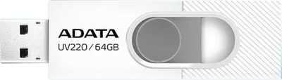 Immagine prodotto di Adata ADATA UV220 Unità flash USB 64 GB USB Type-A 2.0 Grigio, Bianco