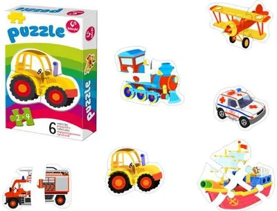 Immagine prodotto di Veicoli per primi puzzle