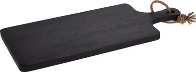 Immagine prodotto di Tagliere Basic in legno di gomma 50X15X2 cm nero