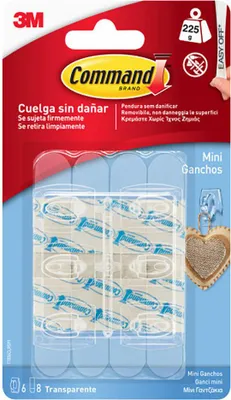Produktbild von Haken zum Aufhängen 3M 225 g Durchsichtig Kunststoff (6 Stück)