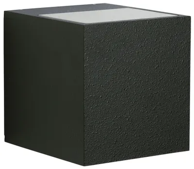 Productafbeelding van Up down light zwart Lystra 15cm