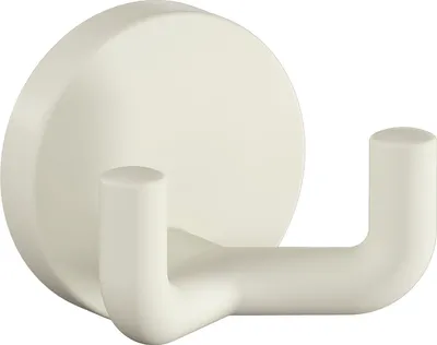 Produktbild von Doppelhaken 477.90B025 dop.A.43,5mm PA 99 reinweiß ma D.50mm HEWI