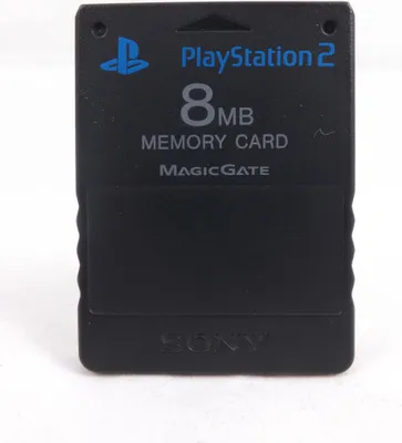 Produktbild von Playstation 2 - Memory Card 8MB Black