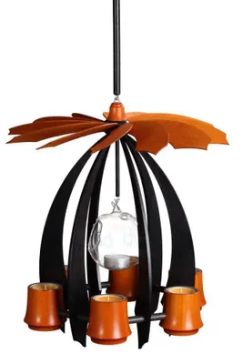 Produktbild von Hängepyramide Anthrazit Orange NOVA BxHxT 33x36x33cm NEU