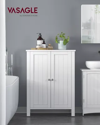 Obrázok produktu pre VASAGLE kúpeľňová skrinka Kúpeľňová skrinka, 2 nastaviteľné úrovne, 30 x 60 x 80 cm