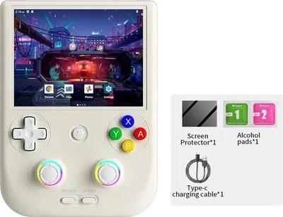 Produktbild von Handheld-Spielkonsole, 4" IPS-Bildschirm, Android 13, Weiß, Nur Spielkonsolen