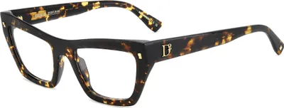 Produktbild von Dsquared2 D2 0153 Havana 52/20/145 Damen Brillen