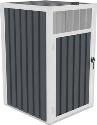 Zdjęcie produktu dla Wiata śmietnikowa G21 73x121x82 cm, metal antracytowy