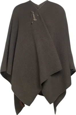 Produktbild von Knit Factory Jazz Poncho Cape - Taupe - One Size