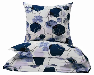 Produktbild von Nyks Flanel Bettwäsche 140x200 cm Geometrisch