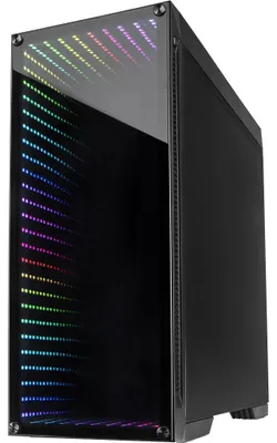Obrázok produktu pre Inter-Tech X-908 Infini2, Tower, PC, Čierna, ATX, ITX, micro ATX, Mini-ITX, Modrá, Zelená, Červená, Interné ventilátory
