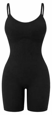 Immagine prodotto di Verk 14674 Tuta da fitness da donna con effetto push-up, taglia S/M, nera