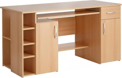 Produktbild von Computertisch / Schreibtisch / PC-Tisch buche buche