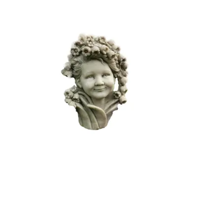 Produktbild von Blumenkind Kopf Maiglöckchen zum Aufstecken perfekt für den Garten oder Innenraum, aus hochwertigem Resin Neu, Figur zur Gartengestaltung 11-90016