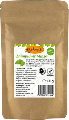 Image de Poudre dentaire - Menthe Recharge 100g