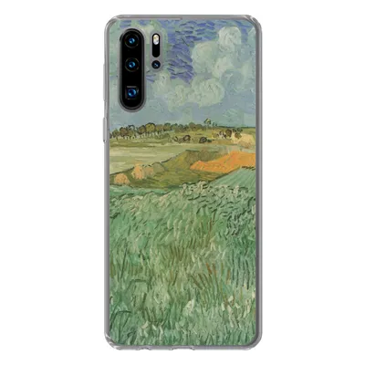Produktbild von MuchoWow® Handyhülle Schutzhülle Hülle für Huawei P30 Pro In der Nähe von Auvers - Vincent van Gogh Silikon Softcase Handy Hülle - Schutzdeckel