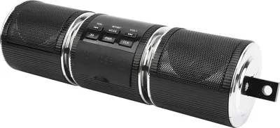 Immagine prodotto di Altoparlanti stereo per moto, Bluetooth, audio MP3, lettore manubrio, impermeabile, alta qualità del suono, nero