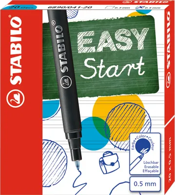 Produktbild von Patronen zum Nachfüllen - STABILO EASYoriginal Refill - medium - 20er Pack - Schreibfarbe blau (löschbar)