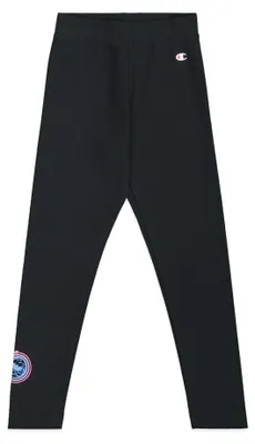 Zdjęcie produktu dla Champion, legginsy sportowe dla dziewcząt z kolekcji Legacy, czarne (KK001)