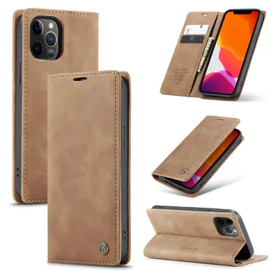 Produktbild von Caseme Handyhülle für Iphone iPhone 12 / 12 Pro-Hellbraun