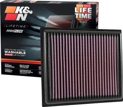 Produktbild von K&N 33-5034 Motorluftfilter: Hochleistung, Prämie, Abwaschbar, Ersatzfilter,Erhöhte Leistung, 2014-2019 (Compass, Renegade, 500x)