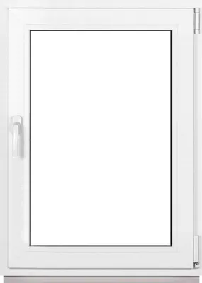 Produktbild von Framex Kellerfenster Fenster Kunststofffenster Weiß Breite x Höhe 70 x 105 cm (700 x 1050 mm) 2fach (32 mm) Dreh Kipp DIN Rechts - Premium