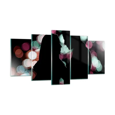 Produktbild von Bilder auf glas - Paar Liebe Beziehung - 160x85cm - Glasbilder - Wandbilder - Kunstdruck - zum Aufhängen bereit - Wanddekoration aus Glas - Glas Bilder - Wandbild auf Glas - 5 Teile - GEA160x85-2551