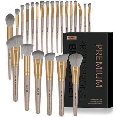 Immagine prodotto di Set di pennelli per il trucco - Beige / 25 pezzi KP40023