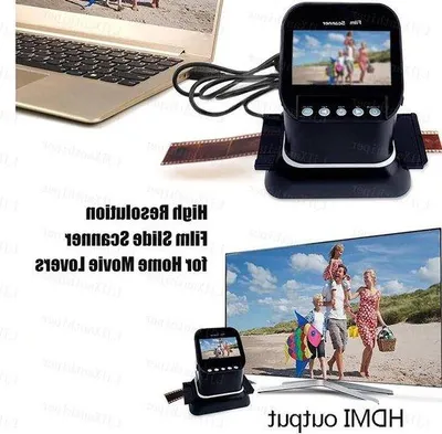Productafbeelding van Digitale Film Scanner - Dia Scanner Negatieven Scanner - Oude Foto's Digitaliseren - Geen Computer Nodig - 22 Megapixels - Zwart
