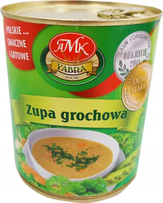 Zdjęcie produktu dla Zupa grochowa Yabra 800 g