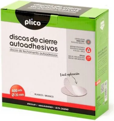 Image de Adhésif PLICO 400 pièces blanc
