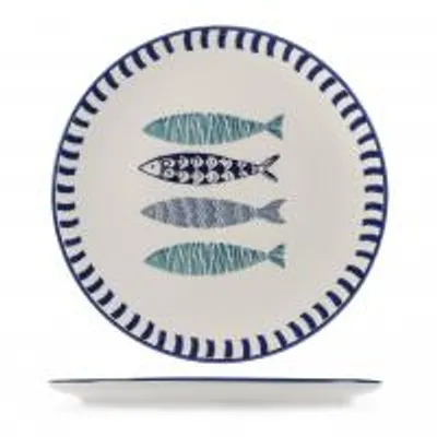 Immagine prodotto di H&H Set 6 Piatti Piani Mediterraneo Cm 26