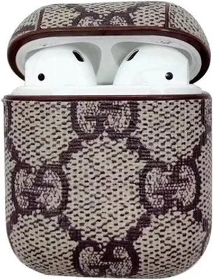 Obrázek produktu pro Pro Airpods Ochranné pouzdro Bezdrátová sluchátka Bluetooth Box Nabíjecí pouzdro Kožený kryt sluchátek Shell C