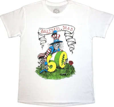 Image de Grateful Dead - T-shirt homme/femme unie - 60. RO13083 (L) (Blanc)