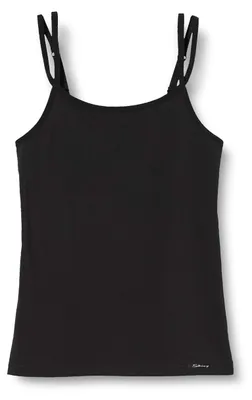 Immagine prodotto di Maglietta a spalline in cotone, modello "Essentials", per bambine, marca Skiny, taglia 152.
